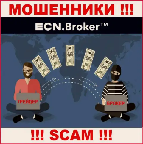 Не связывайтесь с дилинговой конторой ECN Broker - не станьте еще одной жертвой их незаконных деяний
