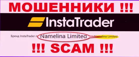 Namelina Limited - руководство жульнической конторы InstaTrader Net