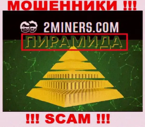 2Miners Com - это МОШЕННИКИ, жульничают в сфере - Пирамида