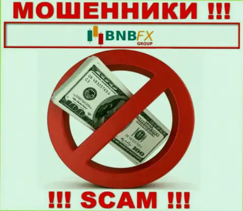 Если ждете заработок от взаимодействия с брокером BNB FX, то не дождетесь, данные internet жулики ограбят и Вас