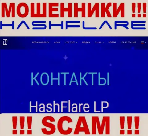 Инфа об юридическом лице интернет-кидал HashFlare Io