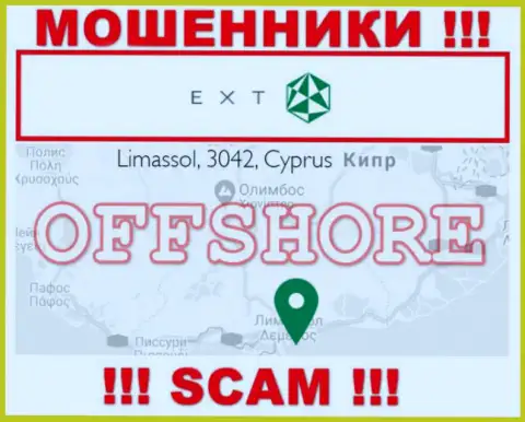 Офшорные интернет-мошенники EXT прячутся вот тут - Cyprus