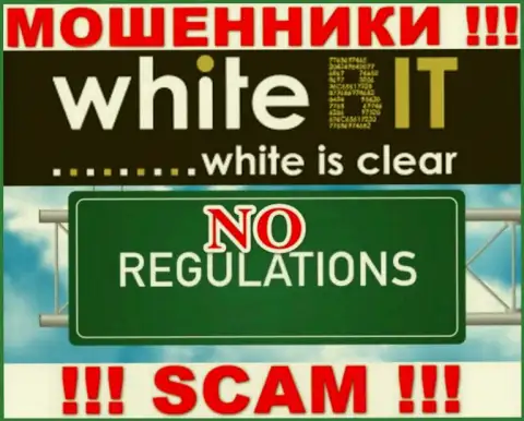 С WhiteBit Com опасно сотрудничать, так как у компании нет лицензии и регулирующего органа