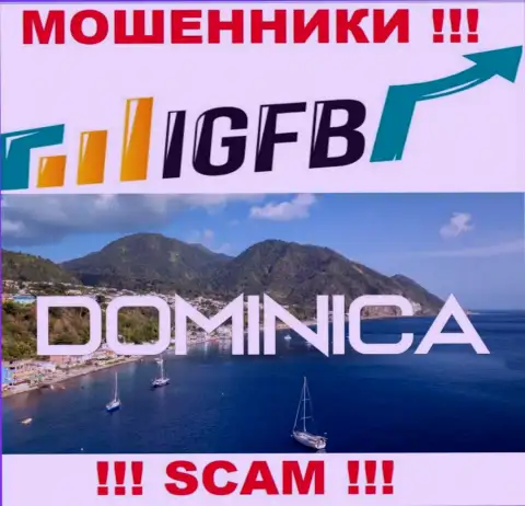 На сайте IGFB сказано, что они расположились в офшоре на территории Commonwealth of Dominica