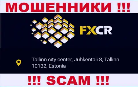 На информационном сервисе FX Crypto нет честной информации об официальном адресе компании - это МОШЕННИКИ !!!