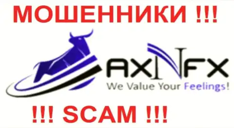 Логотип FOREX дилингового центра AXNFX Com